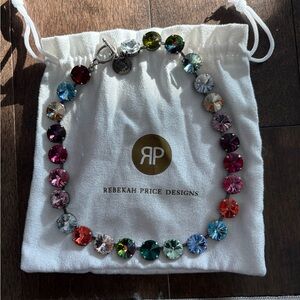 Rebekah Price Rivoli Multicolor Crystal Necklace
